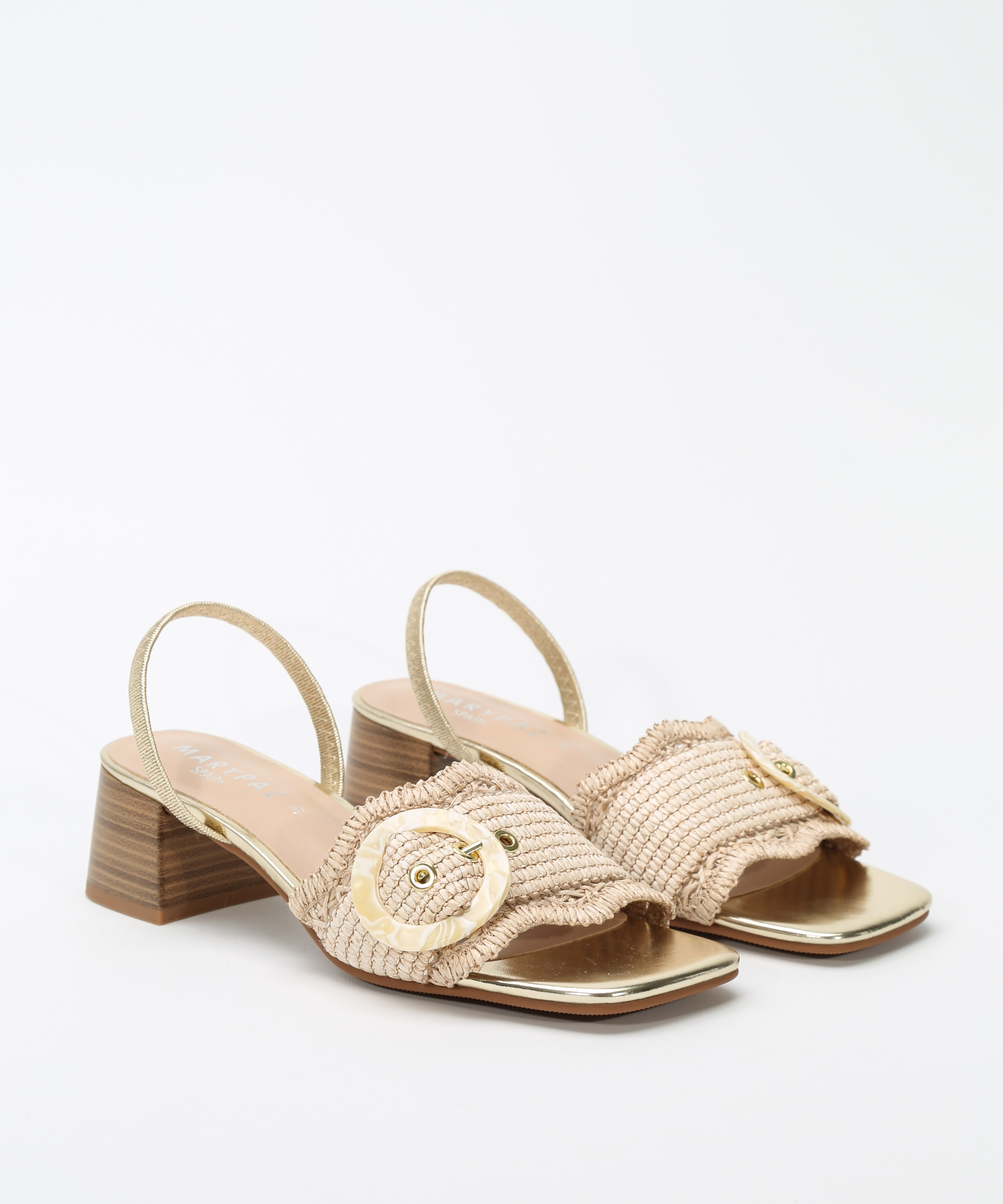Sandalias tacón hebilla image number null